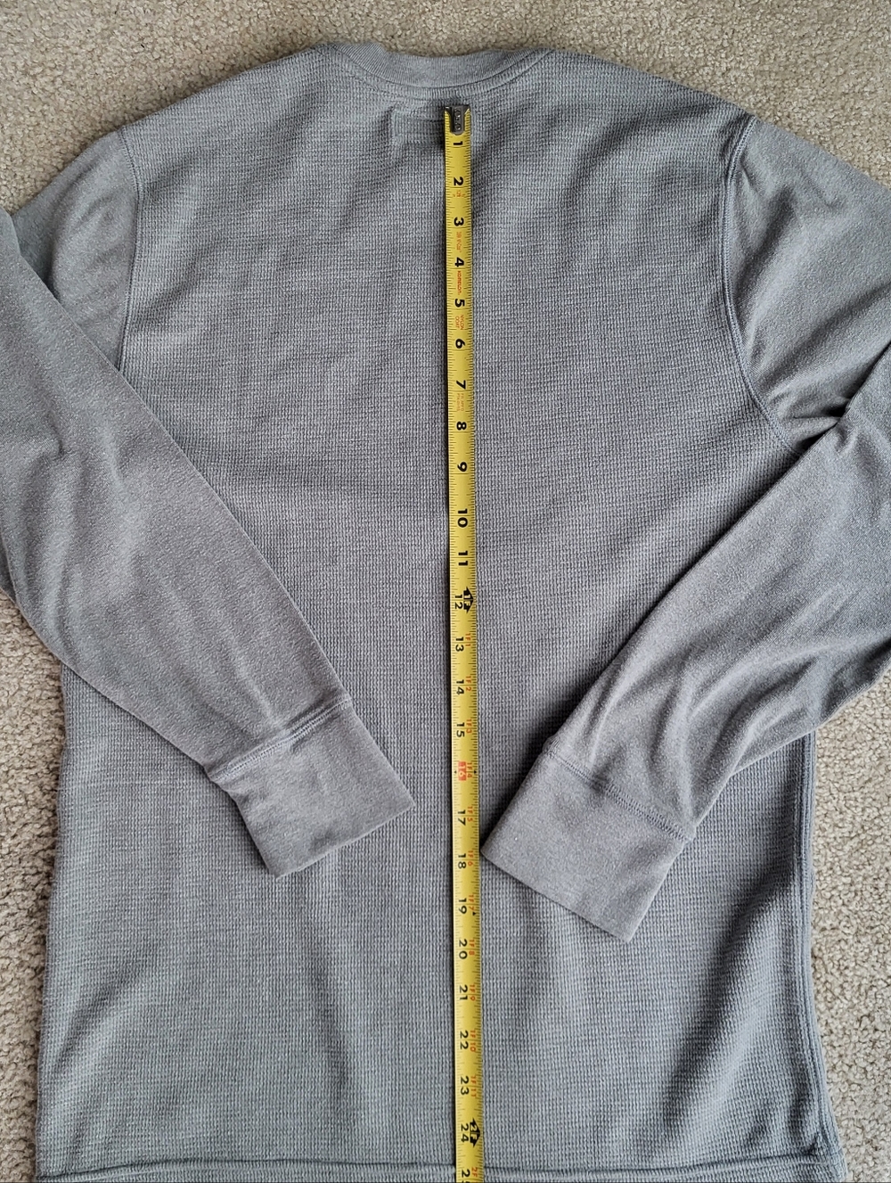 Polo by Ralph Lauren Men’s Long-Sleeve Crew Thermal Gray size M - Picture 8 of 9